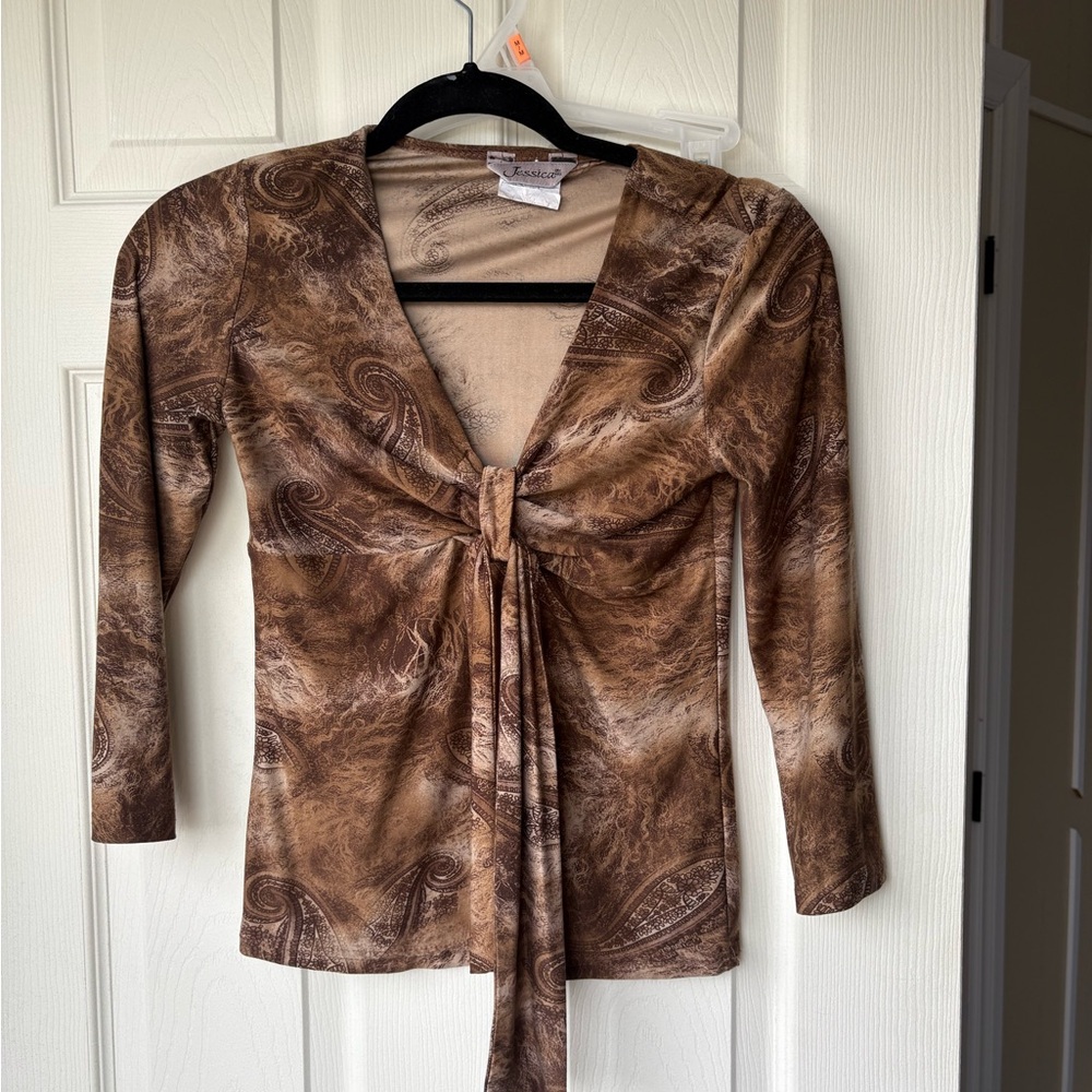 Brown Vintage Jessica Top